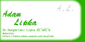 adam lipka business card